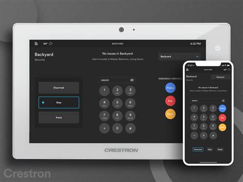 Crestron Home Automation System Security By Marc Caldwell On Dribbble