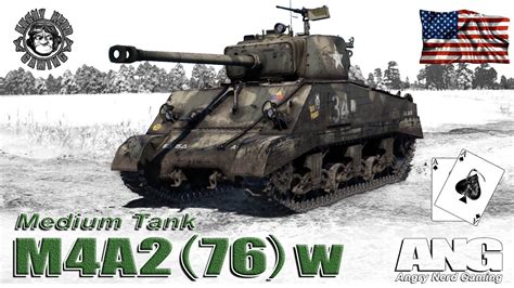 War Thunder M4a2 76 W American Tier 3 Medium Tank Youtube