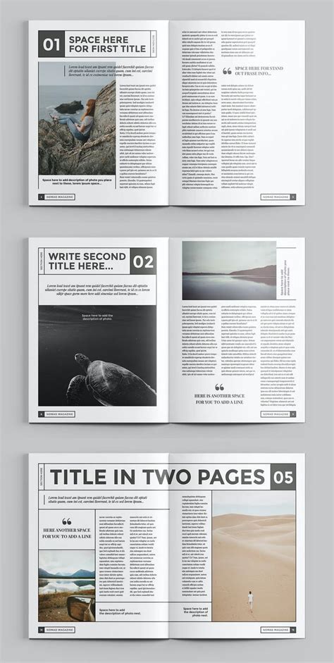 Multipurpose Magazine Template - 32 Pages | Book and magazine design ...