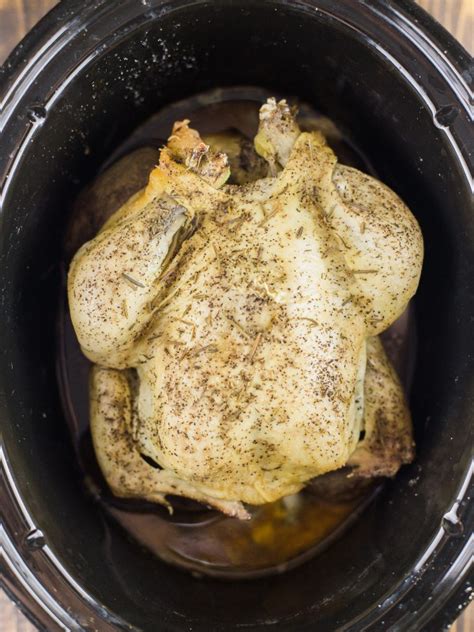 Crock Pot Roast Chicken Dad With A Pan