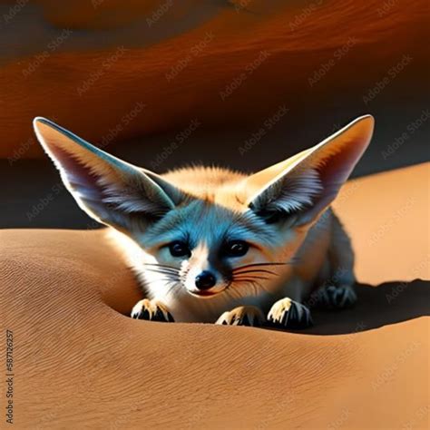 Behold The Beauty Of The Desert Fox The Fennec In Its Natural Habitat