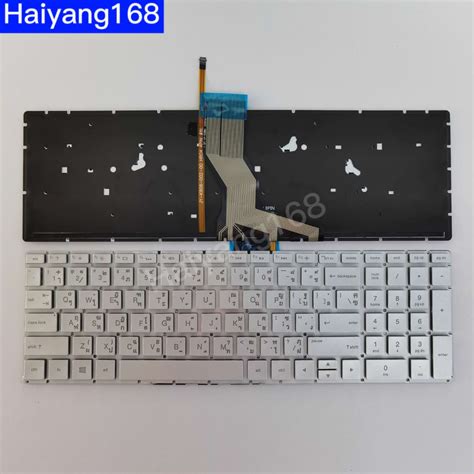 Keyboard คีย์บอร์ดใช้กับ Hp 15s Fq 15 Bw 15s Eq 15s Gu มีไฟ ภาษาไทย อังกฤษ Th