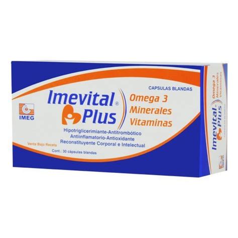 Imevital Plus Caja X 30 Caps Farmatotal