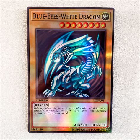 Cuadro Decorativo Yugi Blue Eyes White Dragon Geeksroom