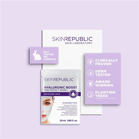 Hyaluronic Boost Youthfoil™ Face Mask Skin Republic South Africa Shop Online Skin