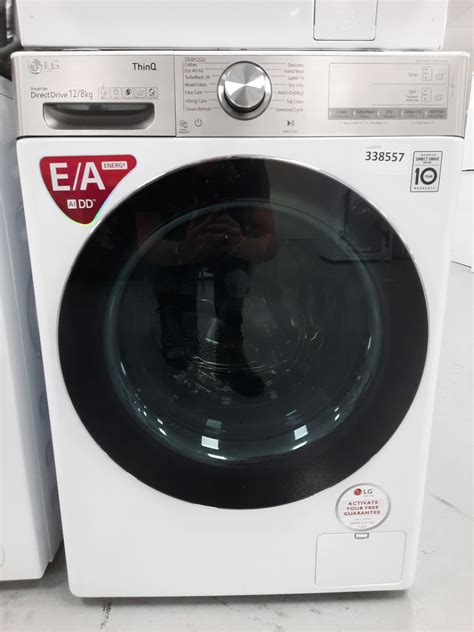 Lg V11 Fwv1128wtsa Wifi Connected 12kg 8kg Washer Dryer With 1400 Rpm