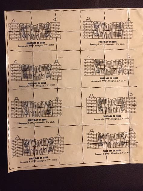 Elvis Presley Stamps 1993 First Day Of Issue January 8 Etsy
