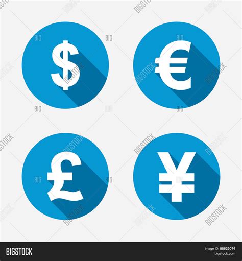 Dollar Euro Pound Vector And Photo Free Trial Bigstock