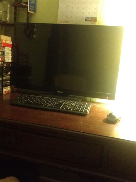 My PS4 Gaming setup (PS4 is off to the side) Ive decided to get off my 16 Y/O ass and get a job ...