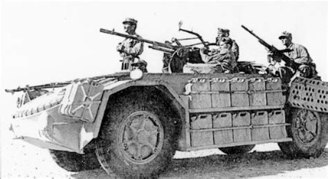 Photo Italian Troops On An AS 42 Armored Car Equipped With Breda