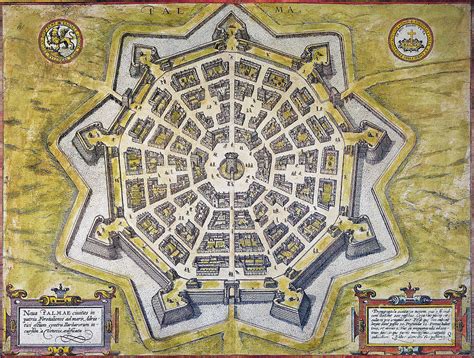 Italy: Palmanova Map, 1598 by Granger