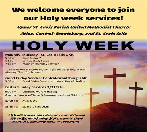 Holy Week Upper St Croix Parish