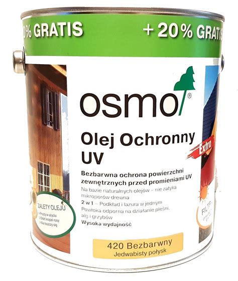 Osmo Olej Ochronny Uv Extra L Bezbarwny Oficjalne