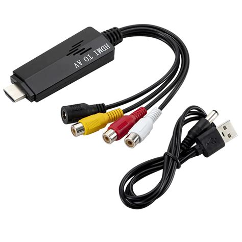 P Hdmi Pc Usb Macho Plugue Para Rca F Mea Adaptador Conversor De