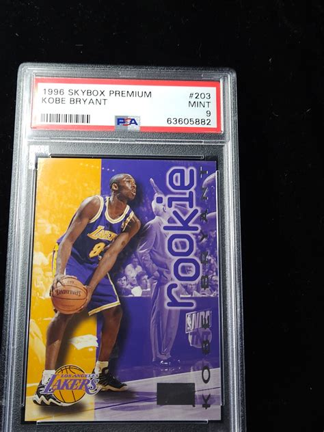 Skybox Premium Kobe Bryant Rookie Psa Mint Certified Regular