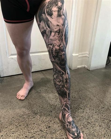 50 Must Consider Leg Tattoos For Men In 2022 On Inspirationde