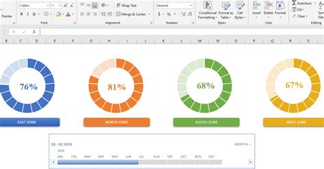 Excel Percentage/Progress Chart