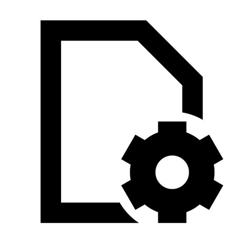 Document Settings Vector Svg Icon Svg Repo