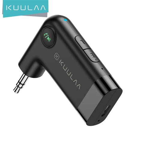 Kuulaa Bluetooth Receiver Mm Aux Jack Audio Wireless Adapter For