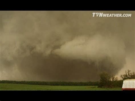 EXTREME Up Close HD Footage Of Violent Mile Wide Tornado Northwest Of