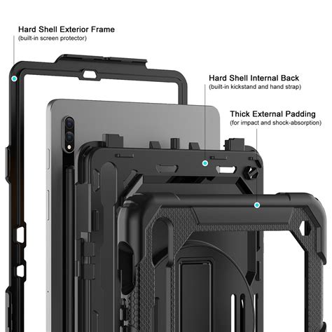 Dual Armour Heavy Duty Shockproof Case For Galaxy Tab S8 S9