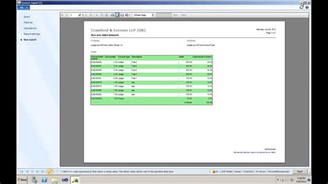 Ax2012 Transactional Report Writing For End Users Youtube