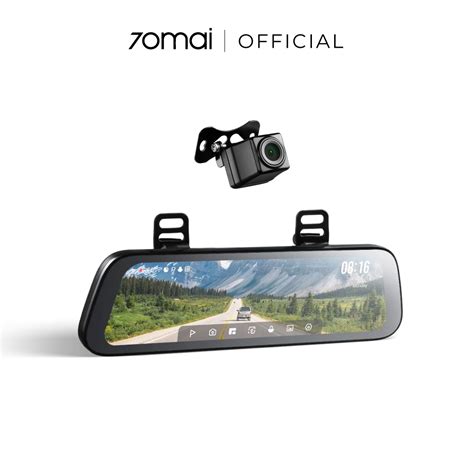70mai S500 Rearview Dashcam Wide with Night Vision Backup Camera RC13 ...