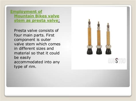 mountain bike valve stem
