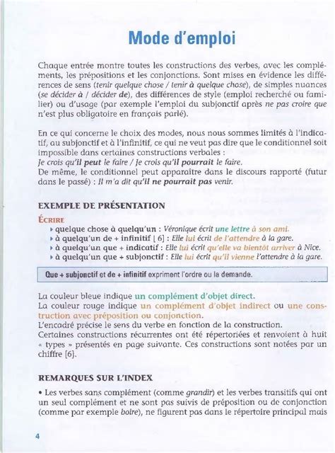 Les Verbes Et Leurs Prepositions Fran A