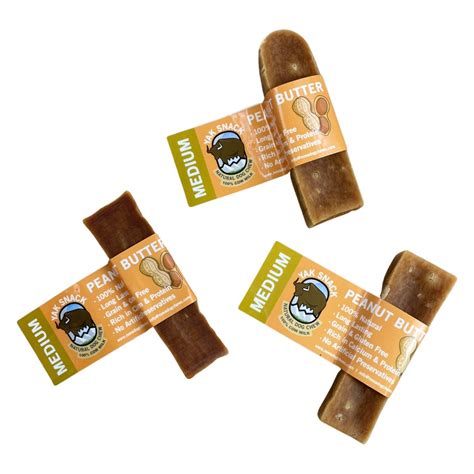 Yak Snack Peanut Butter Medium Nova Dog Chews