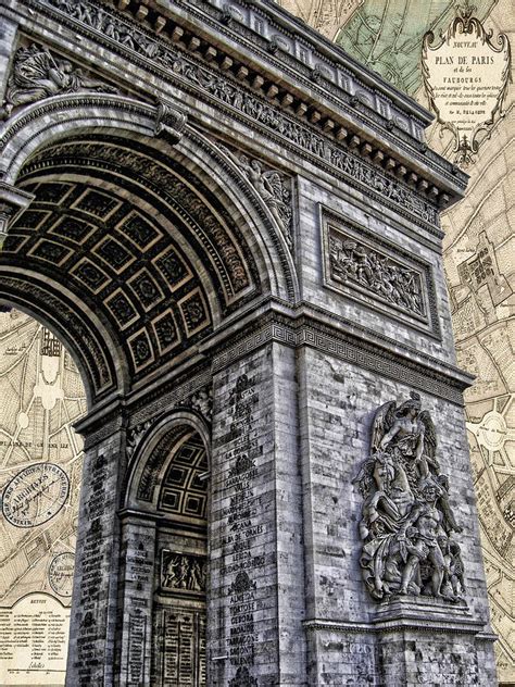 Arc De Triomphe Paris Map United States Map