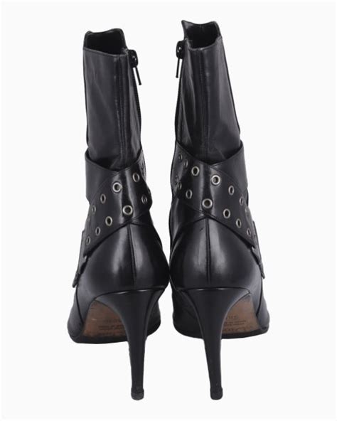 Bota Dior Original Ankle Boot Preta Feminina