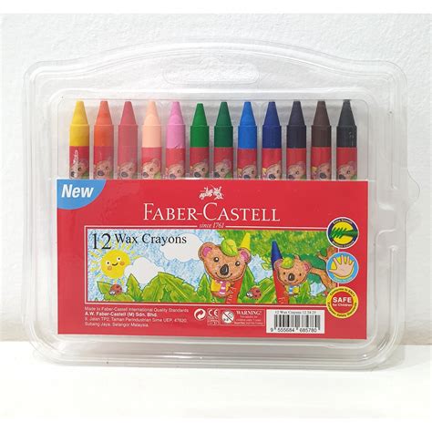 Faber Castell Wax Crayon S Shopee Malaysia