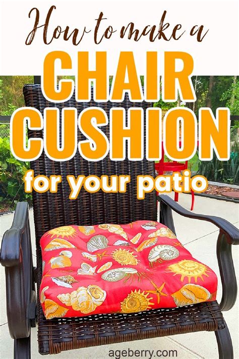 How To Make Chair Cushions Diy Chair Cushions Diy Outdoor Cushions Seat Cushions Diy