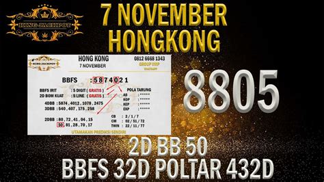 Prediksi Hk November Bocoran Togel Hk Malam Ini Rumus Ekor