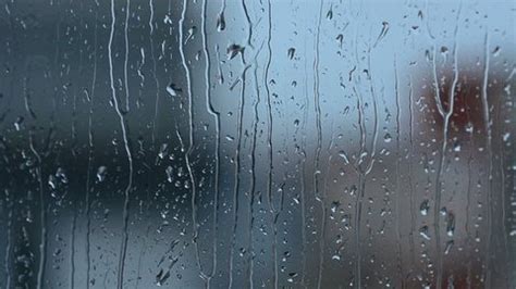 Rain Drops On Window Glass Stock Footage Video (100% Royalty-free ...