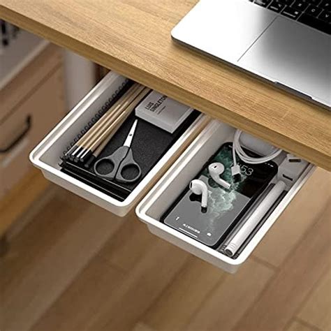 Amazon Svnnelp Large Under Desk Table Drawer Storage Organizer A