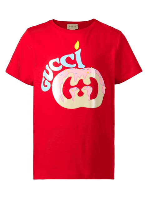 Gucci T Shirt Red For Girls