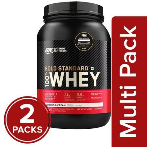 Buy Optimum Nutrition Gold Standard 100 Whey Protein Isolate Cookies