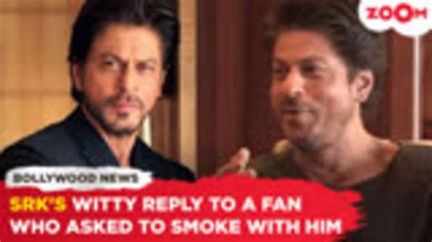 Shah Rukh Khans Epic Reply When A Fan Asked To Smoke With Him