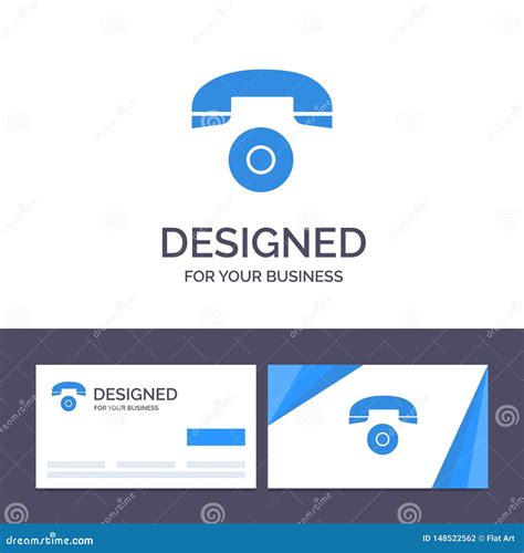 Creative Business Card and Logo Template Telephone, Call, Phone Vector ...