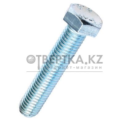 Болт М8*12 оцинкованный с полной резьбой 86112 купить в Алматы, цена ...