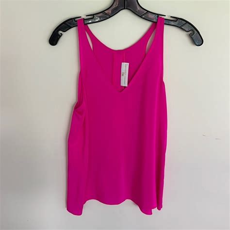 Tops Amanda Uprichard Hot Pink Top Poshmark
