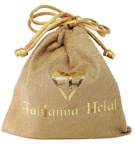 Saquinho de Camurça x Personalização em Hot Stamping Italiano Linha Luxo