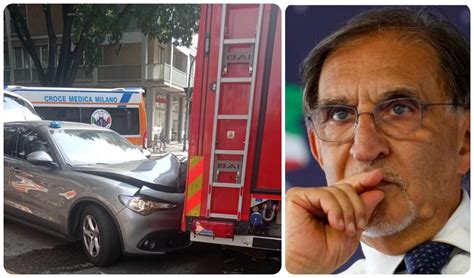 Milano Incidente Tra Lauto Di Scorta Di Ignazio La Russa E Un Mezzo