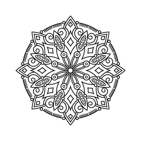 Mandala Decorativa Y Patr N Para La Boda De Mehndi Islam Esquema De