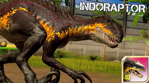 Jurassic World The Game Ep400 Indoraptor Lv Max Youtube