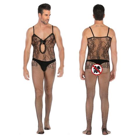 Fashion Fishnet Bodystocking Sexy Lingerie Crotchless Halter Long