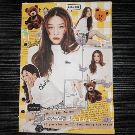 Wts Red Velvet Seulgi Binder Cover Hobbies And Toys Collectibles