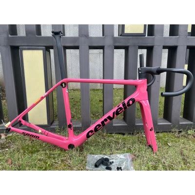 Cervelo R5 Carbon Fiber Road Bicycle Frame Pink - Cervelo R5